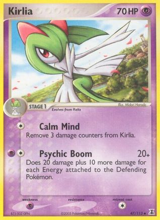 Kirlia - Reverse Holofoil Delta Species - Uncommon