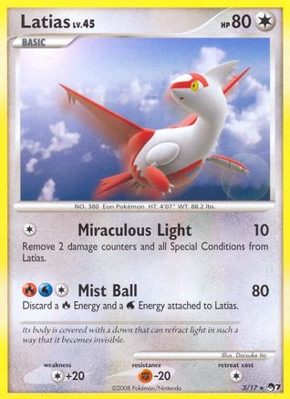 Latias 003 - Holofoil POP Series 7 - Rare