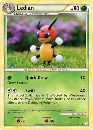 Ledian HeartGold SoulSilver - Rare