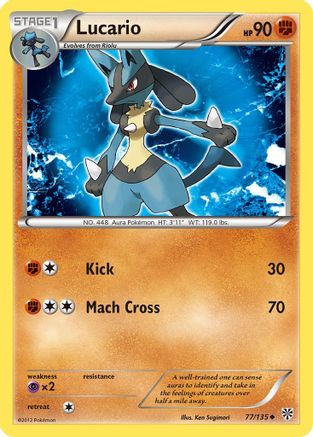 Lucario (77) Plasma Storm - Uncommon