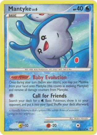 Mantyke 055/130 Diamond and Pearl - Uncommon