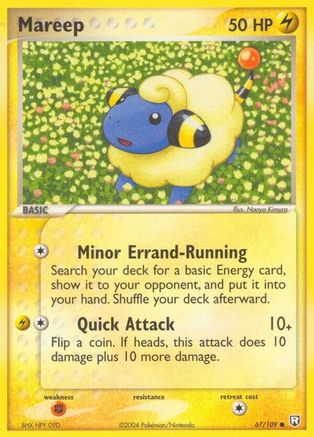Mareep/109 - Reverse Holofoil Team Rocket Returns - Common