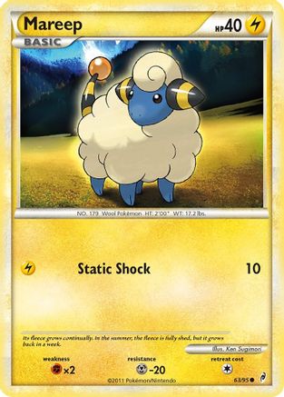 Mareep - Reverse Holofoil Call of Legends - Common