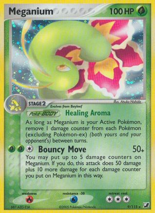 Meganium - Reverse Holofoil Unseen Forces - Holo Rare