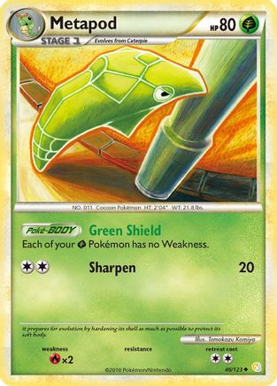 Metapod HeartGold SoulSilver - Uncommon