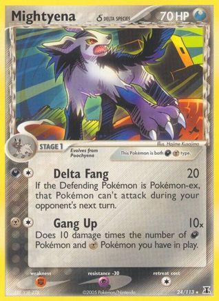 Mightyena (Delta Species) Delta Species - Rare