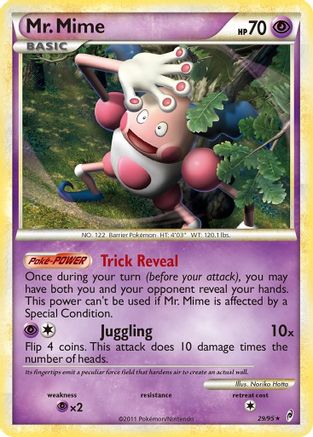 Mr. Mime - Reverse Holofoil Call of Legends - Rare
