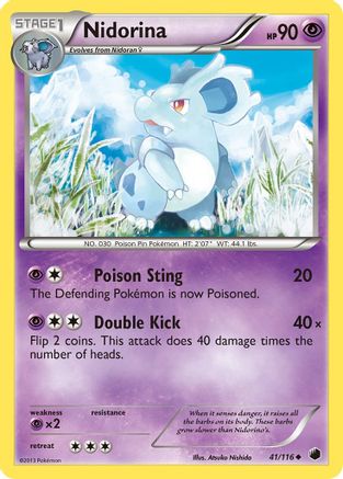 Nidorina/116 - Reverse Holofoil Plasma Freeze - Uncommon