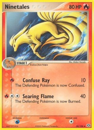 Ninetales Emerald - Uncommon