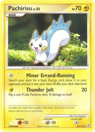 Pachirisu Diamond and Pearl - Rare