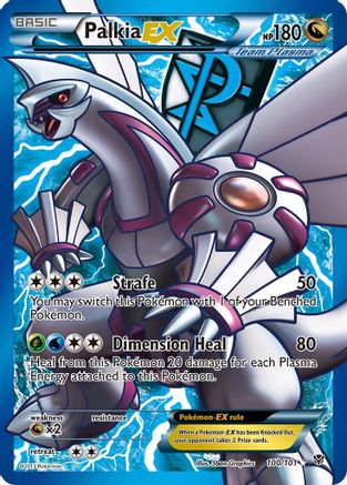 Palkia EX (Team Plasma) (100 Full Art) 100 - Holofoil Plasma Blast - Ultra Rare