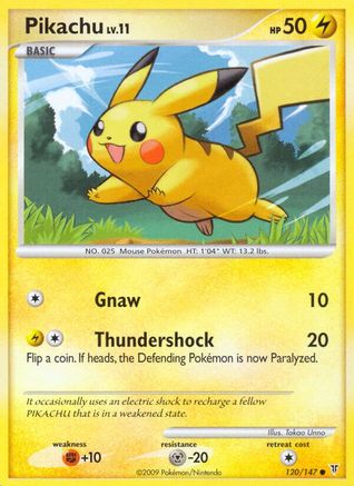 Pikachu 120 - Reverse Holofoil Supreme Victors - Common