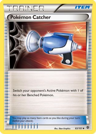 Pokemon Catcher 083 - Reverse Holofoil Plasma Blast - Uncommon