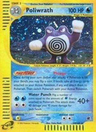 Poliwrath (24) - Holofoil Expedition - Holo Rare