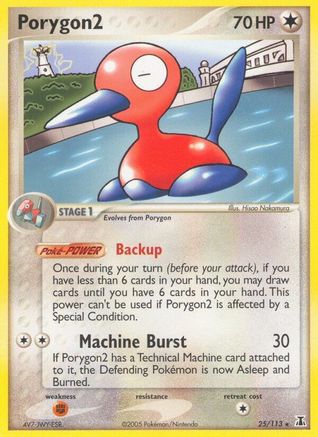 Porygon2 - Reverse Holofoil Delta Species - Rare