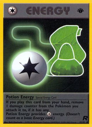 Potion Energy 082 - 1st Edition Team Rocket - Uncommon