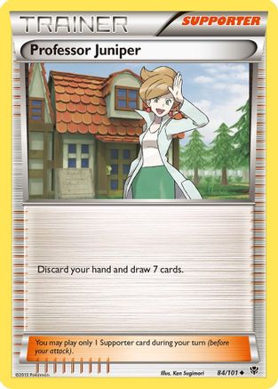 Professor Juniper 084 - Reverse Holofoil Plasma Blast - Uncommon