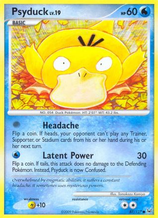 Psyduck 087 Platinum - Common