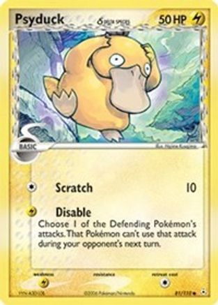 Psyduck (Delta Species) 081 - Reverse Holofoil Holon Phantoms - Common