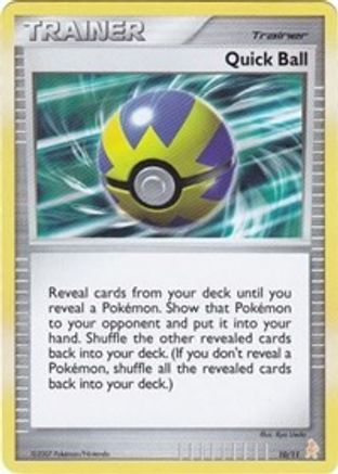 Quick Ball DP Trainer Kit Manaphy & Lucario - Common