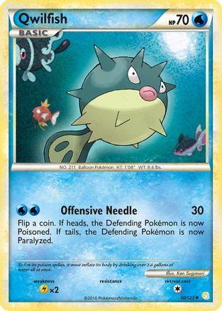 Qwilfish HeartGold SoulSilver - Uncommon
