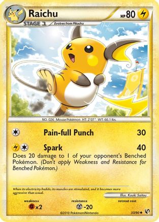 Raichu Undaunted - Uncommon