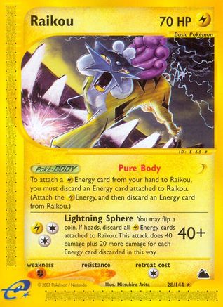 Raikou Skyridge - Rare