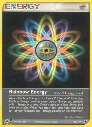 Rainbow Energy/109 - Reverse Holofoil Ruby and Sapphire - Rare