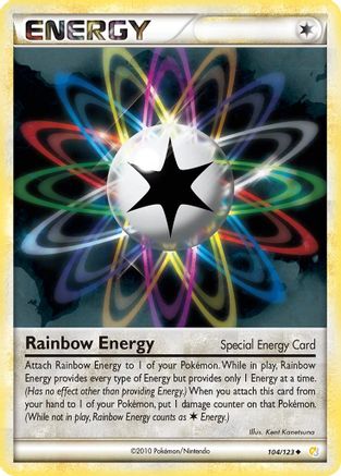 Rainbow Energy 104 HeartGold SoulSilver - Uncommon