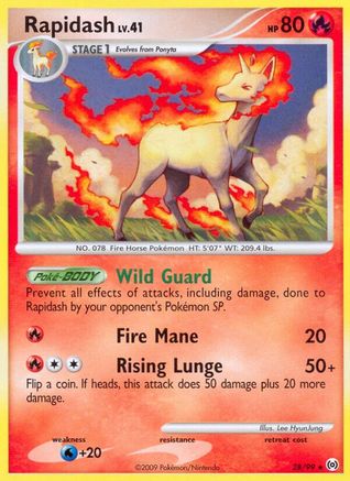 Rapidash (28) Arceus - Rare