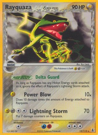 Rayquaza (Delta Species) - Holofoil Delta Species - Holo Rare