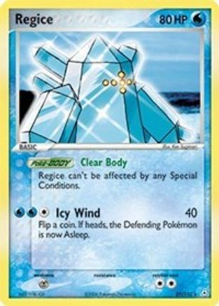 Regice - Reverse Holofoil Holon Phantoms - Rare