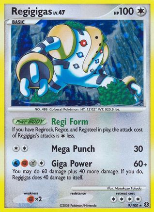 Regigigas - Holofoil Stormfront - Holo Rare