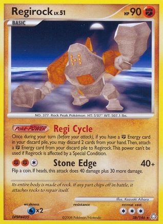 Regirock Legends Awakened - Rare