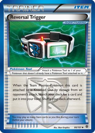 Reversal Trigger (Team Plasma) 086 - Reverse Holofoil Plasma Blast - Uncommon