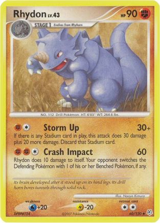 Rhydon Diamond and Pearl - Uncommon