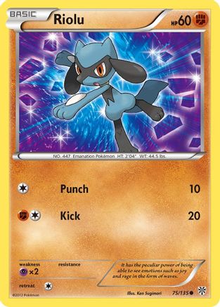 Riolu (75) (75) 075 Plasma Storm - Common