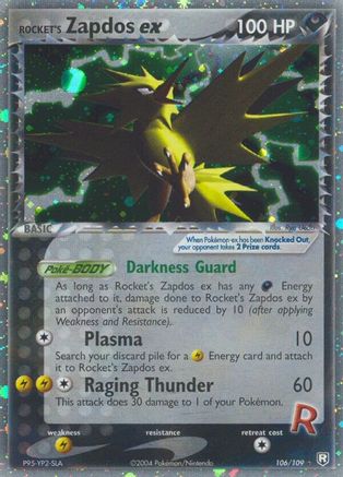 Rocket's Zapdos ex - Holofoil Team Rocket Returns - Ultra Rare