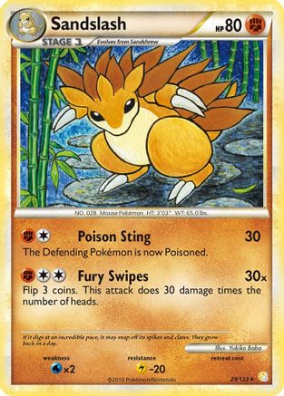 Sandslash HeartGold SoulSilver - Rare