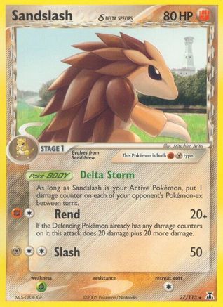 Sandslash (Delta Species) Delta Species - Rare