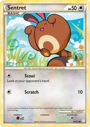 Sentret/123 HeartGold SoulSilver - Common
