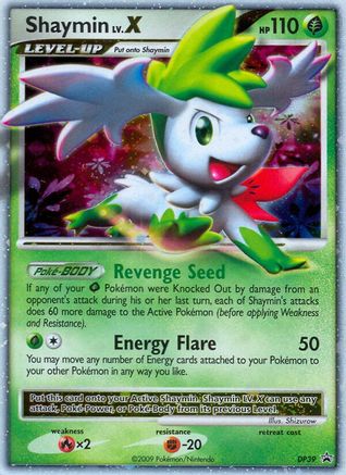 Shaymin LV.X DP39 - Holofoil Diamond and Pearl Promos - Promo