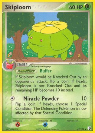 Skiploom - Reverse Holofoil Team Rocket Returns - Uncommon
