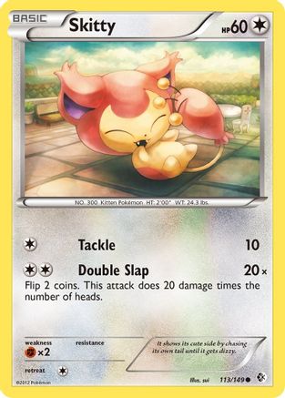 Skitty - Reverse Holofoil Boundaries Crossed - Common