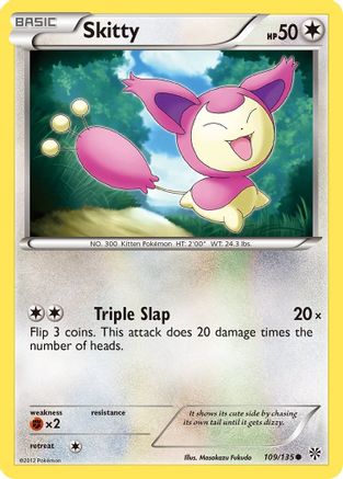 Skitty - Reverse Holofoil Plasma Storm - Common