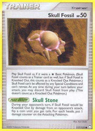Skull Fossil - Reverse Holofoil Mysterious Treasures - Common