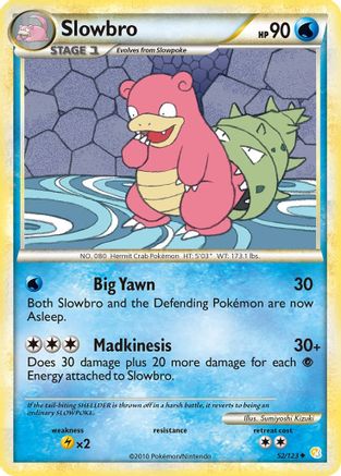 Slowbro/123 HeartGold SoulSilver - Uncommon