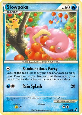 Slowpoke 066 - Reverse Holofoil Undaunted - Common