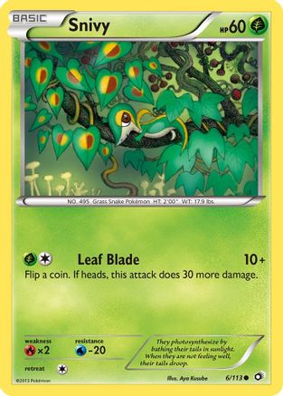Snivy 006 Legendary Treasures - Common