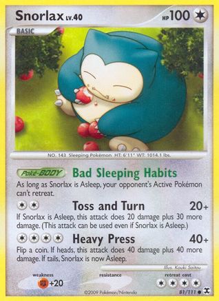 Snorlax (81) (81) 081 Rising Rivals - Common